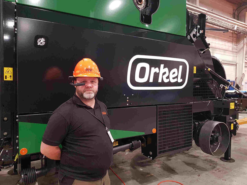 El fabricante noruego de maquinaria pesada agrícola Orkel crece con los dispositivos de realidad asistida RealWear 